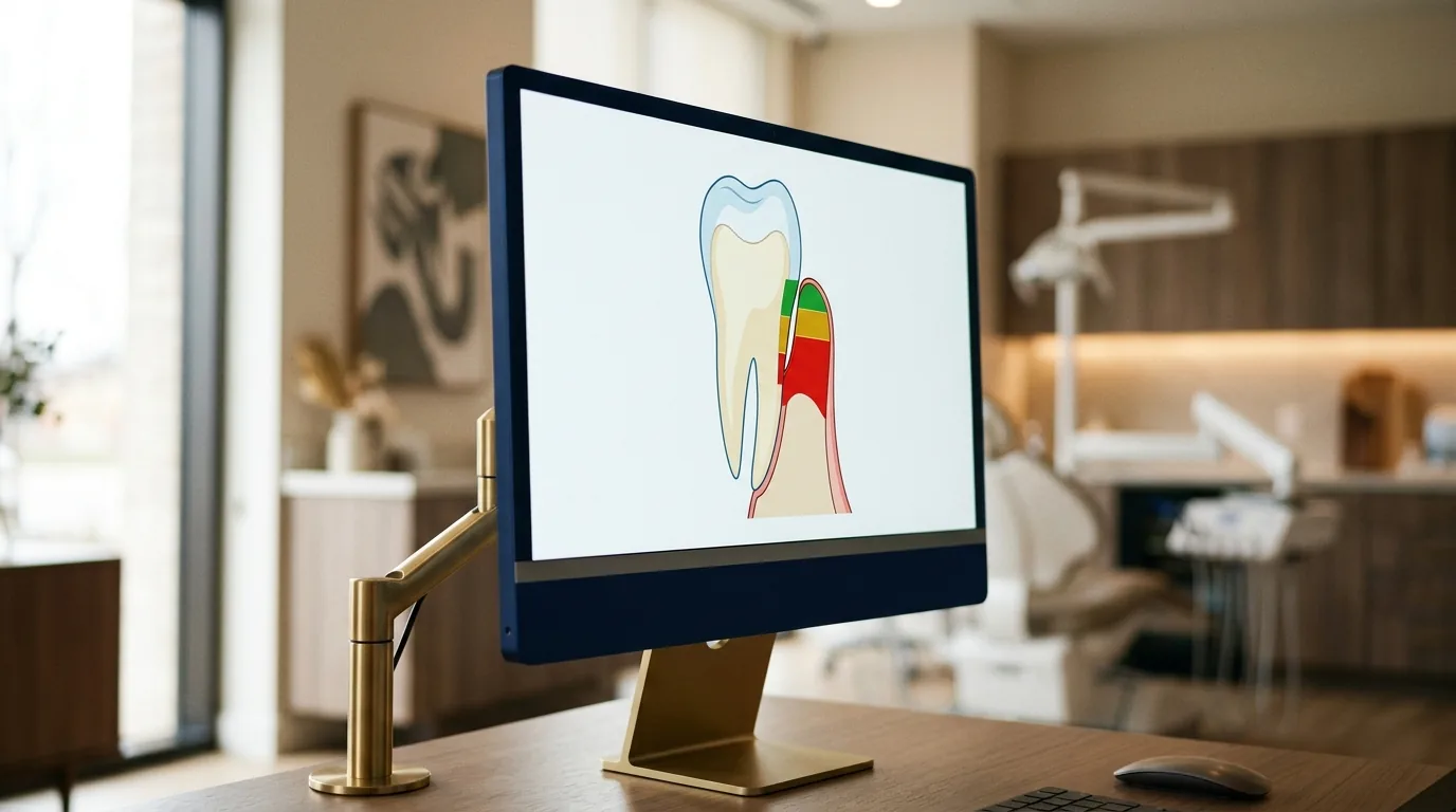 Profundidad de sondaje: qué es normal y cuándo hay bolsa periodontal